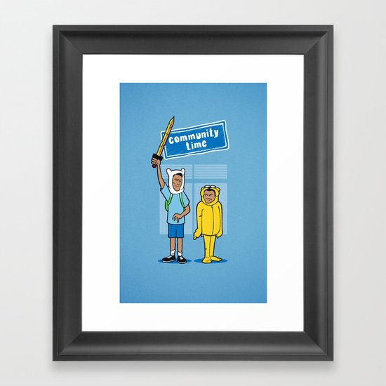 Community Time! Framed Art Print