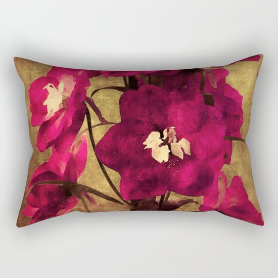 Vintage Flowers Rectangular Pillow
