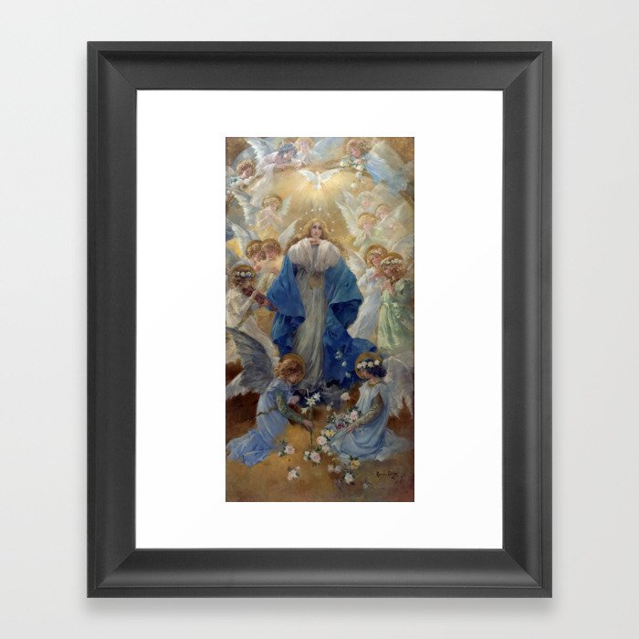 The Immaculate Conception - Ramón Pulido Framed Art Print