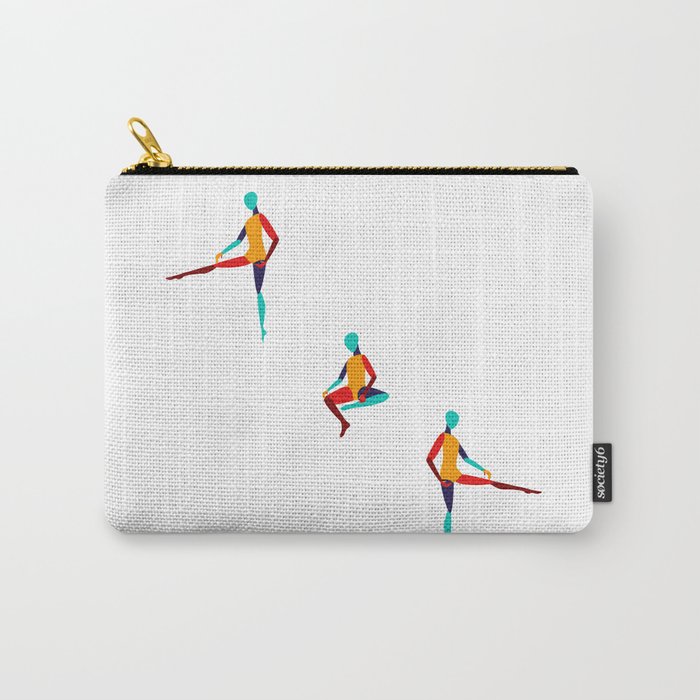 Modern minimal human art print Carry-All Pouch