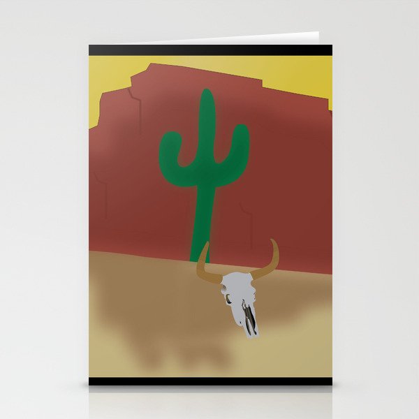 Desert Landscape Stationery Cards