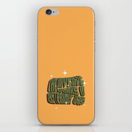 The Universe Works In Mysterious Ways iPhone Skin