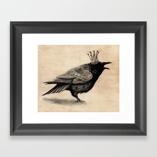 Raven Framed Art Print