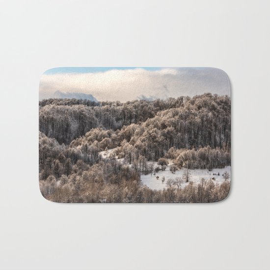 Winter Landscape 3 Bath Mat