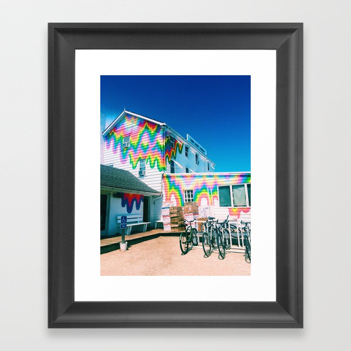 SURF LODGE Framed Art Print