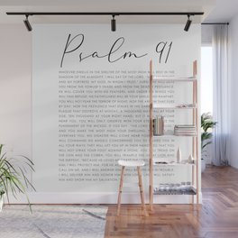Psalm 91 Whoever dwells in the shelter of the Most High Wall Mural