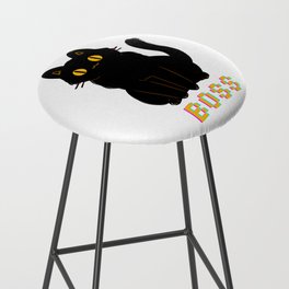 boss cat art Bar Stool