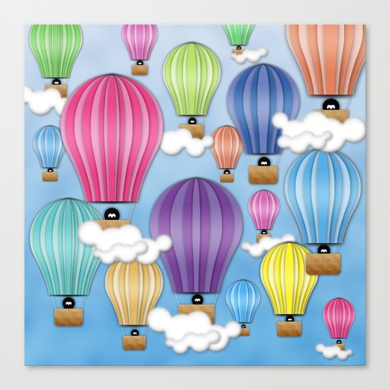 UP! UP! AND AWAAAAAAYYY! Canvas Print