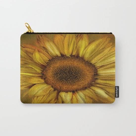 Sunflower - Vintage Carry-All Pouch