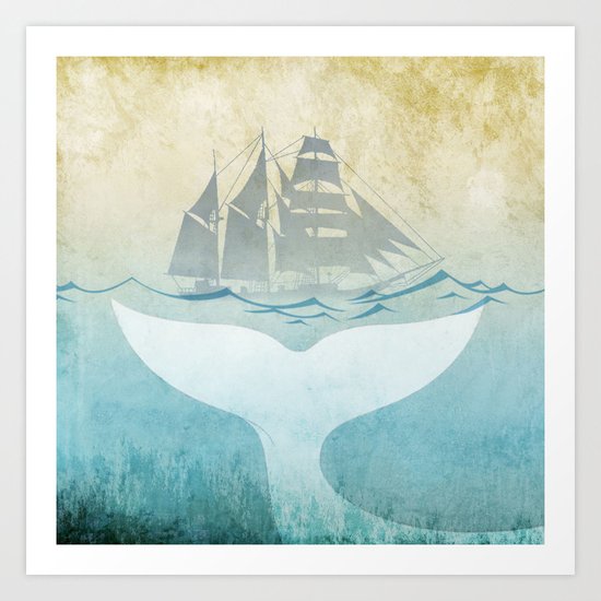 Moby Art Print