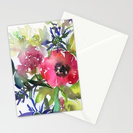 the soul of peonies  Stationery Card