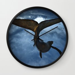 I Dream of Whales Wall Clock