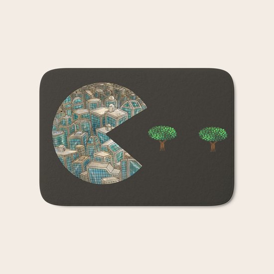 Pacman Bath Mat