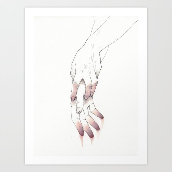 Untitled Hands No. 12 Art Print