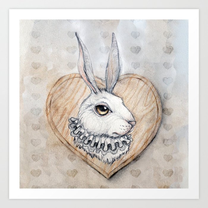 The White Rabbit Art Print