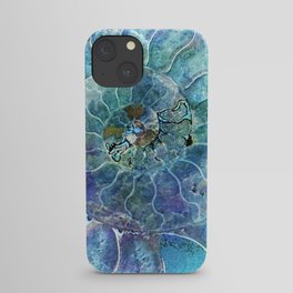 Aqua seashell - mother of pearl - Beautiful backdrop iPhone Case