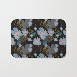 Dreamy Undersea Flowers Bath Mat