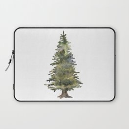 Watercolor Pine Tree Laptop Sleeve