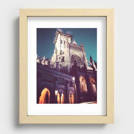 National Cathedral at night | Washington, DC Recessed Framed Print