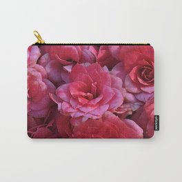 Wild Cherry Red Roses Close-Up Carry-All Pouch