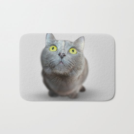 The Cat's Stare Bath Mat