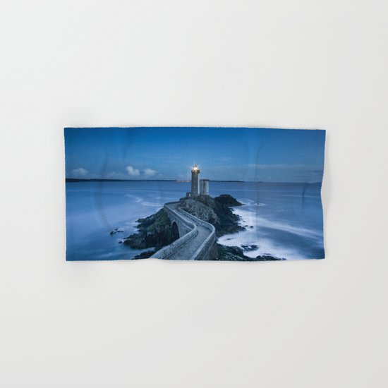Lighthouse blue Hand & Bath Towel