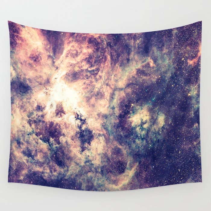 Tarantula Nebula Deep Pastels Wall Tapestry