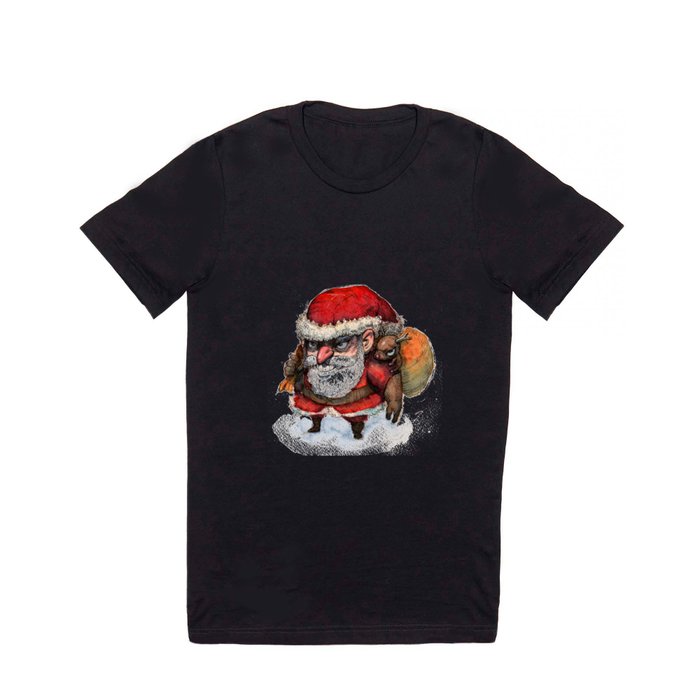 Santa and Rudolph T Shirt