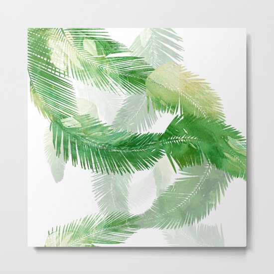 Tropical Leaves Metal Print