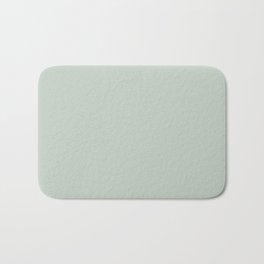 Light Gray-Green Solid Color Pantone Dewkist 13-0107 TCX Shades of Green Hues Bath Mat
