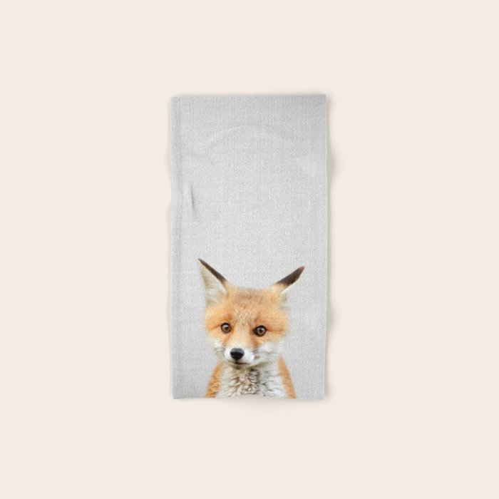 fox towel baby