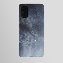 Blue veiled moon Android Case