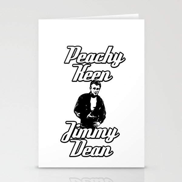Peachy Keen Jimmy Dean Stationery Cards