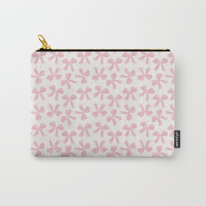 Pink Bows Coquette Balletcore Aesthetic Carry-All Pouch