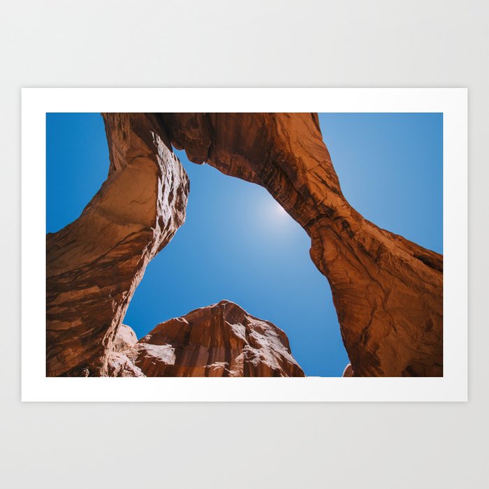 Double Arch at Arches National Park, Utah Art Print