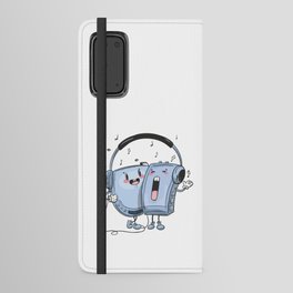 Tape and CD Player Music Cartoon Android Wallet Case