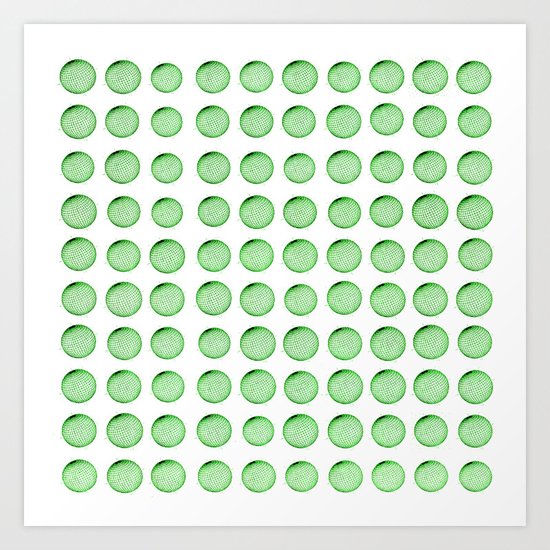 Little Balls (of various sizes) Art Print