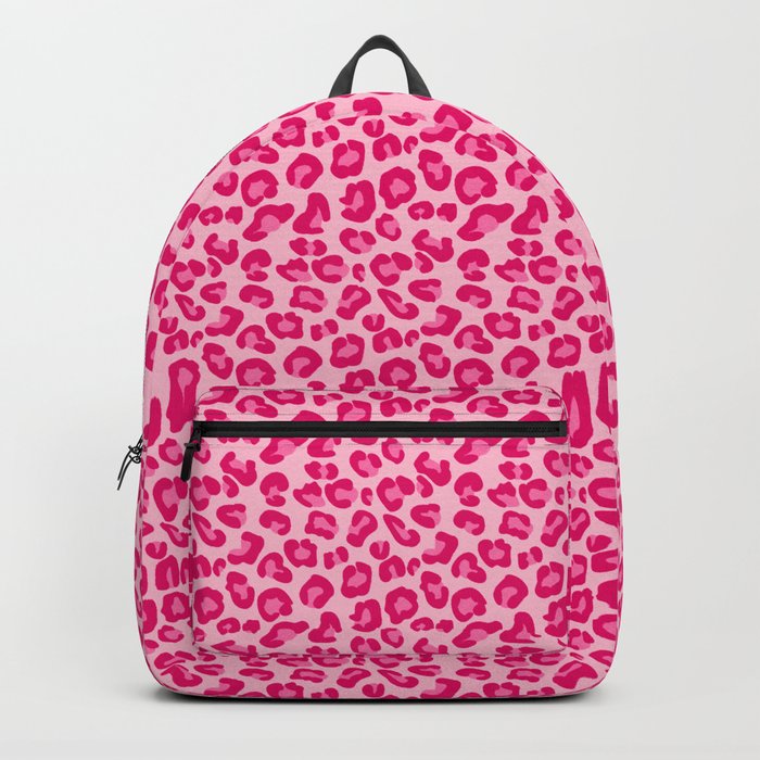 Leopard Print in Pastel Pink Hot Pink and Fuchsia