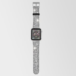 silver shine glitter Apple Watch Band