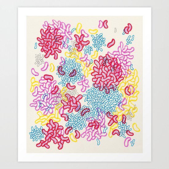Party Painting Art Print