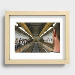 Against the Tide Recessed Framed Print