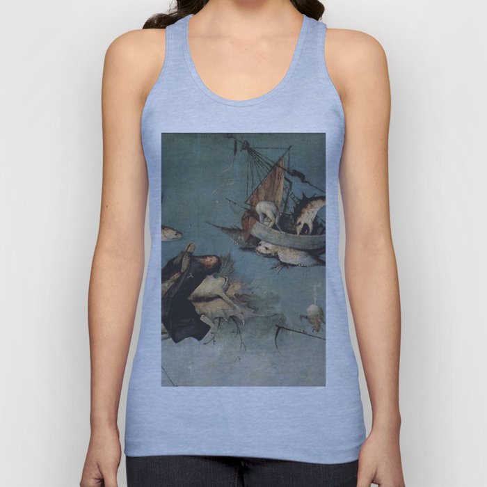 Hieronymus Bosch flying ships and creatures Tank Top