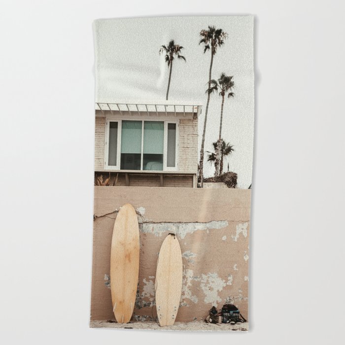 San Diego Surfing Beach Towel