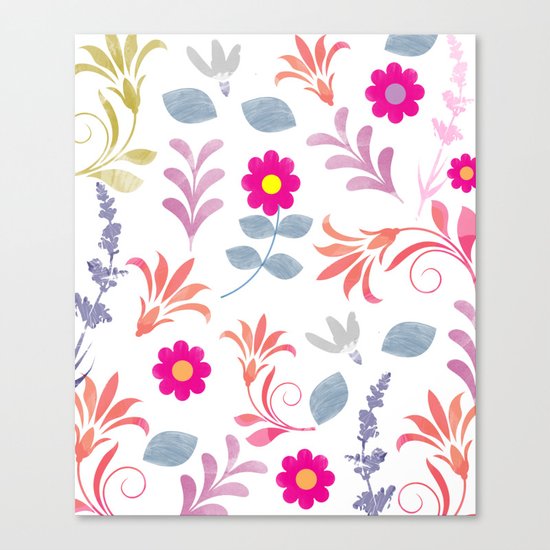 Flower Pattern II Canvas Print