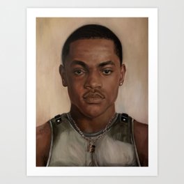 MICHAEL THEMIS Art Print | Watercolor, Power, 50 Cent, 50Cent, Popsmoke, Greekmythology, Painting, Michaelrainey, Tariq, Street Art 