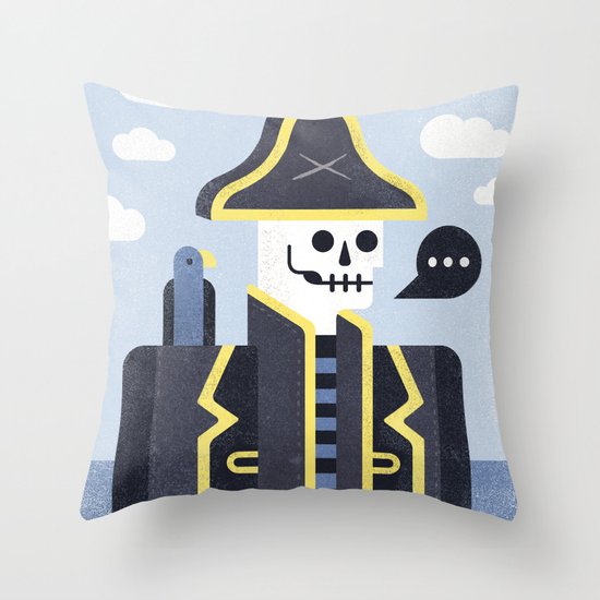 Dead Men Tell No Tales Throw Pillow