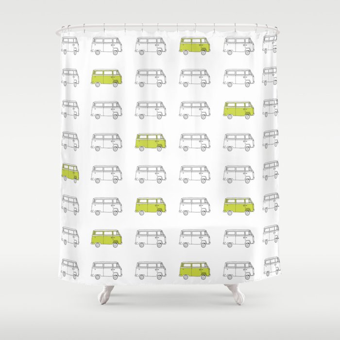 Hippie Van Aka V W Bus Shower Curtain By Lifeasyouliveit Society6