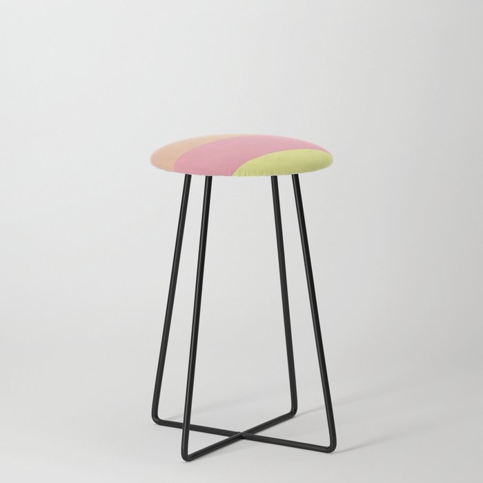 Pastel Colors Counter Stool