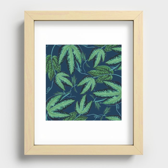Leaves Recessed Framed Print