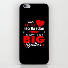 Brother Baby Reveal Hearts Day Valentines Day iPhone Skin